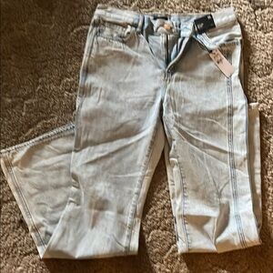 Express Blue Straight Leg Jeans Classic Style